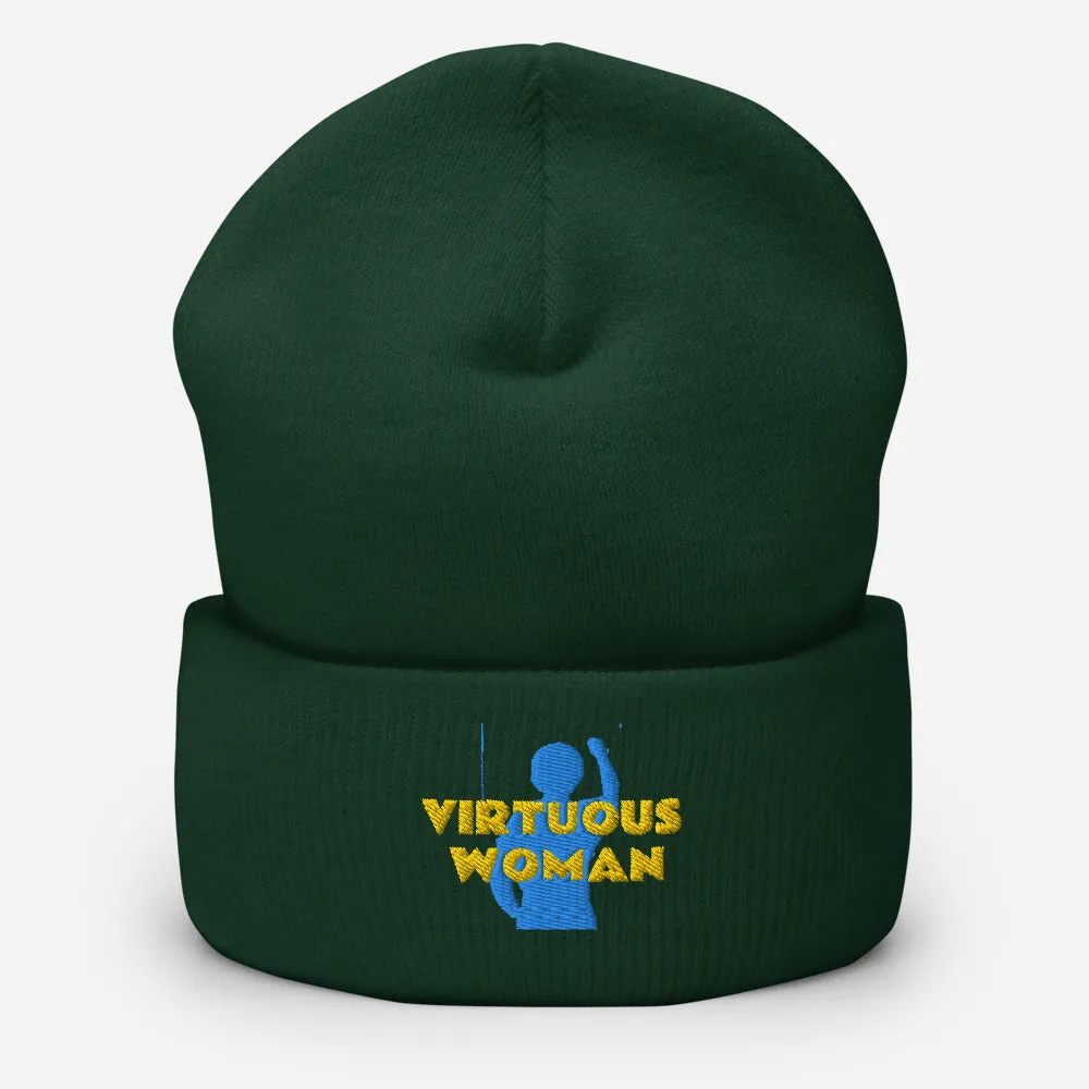 Virtuous Woman Cuffed Beanie