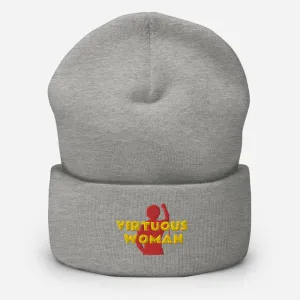Virtuous Woman Cuffed Beanie