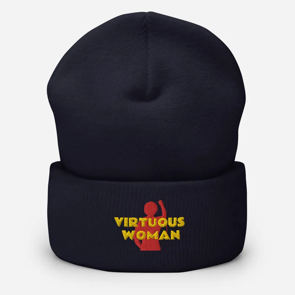 Virtuous Woman Cuffed Beanie