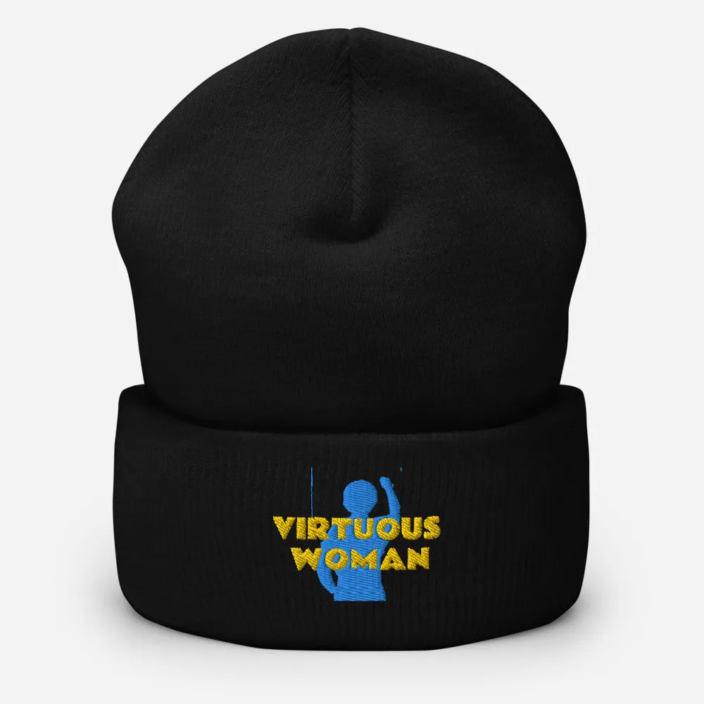 Virtuous Woman Cuffed Beanie