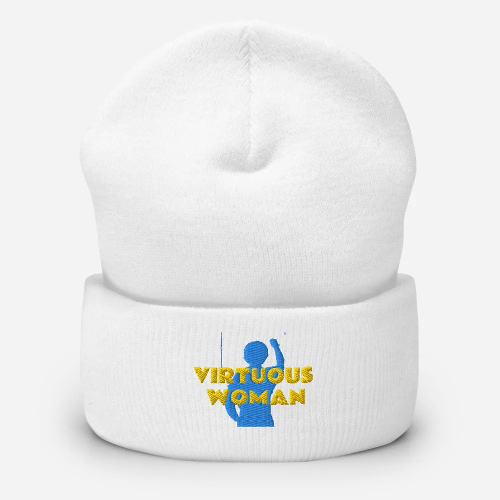 Virtuous Woman Cuffed Beanie