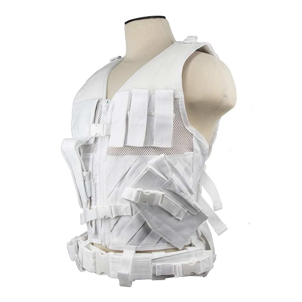 Vism Tactical Vest - White - M-XL