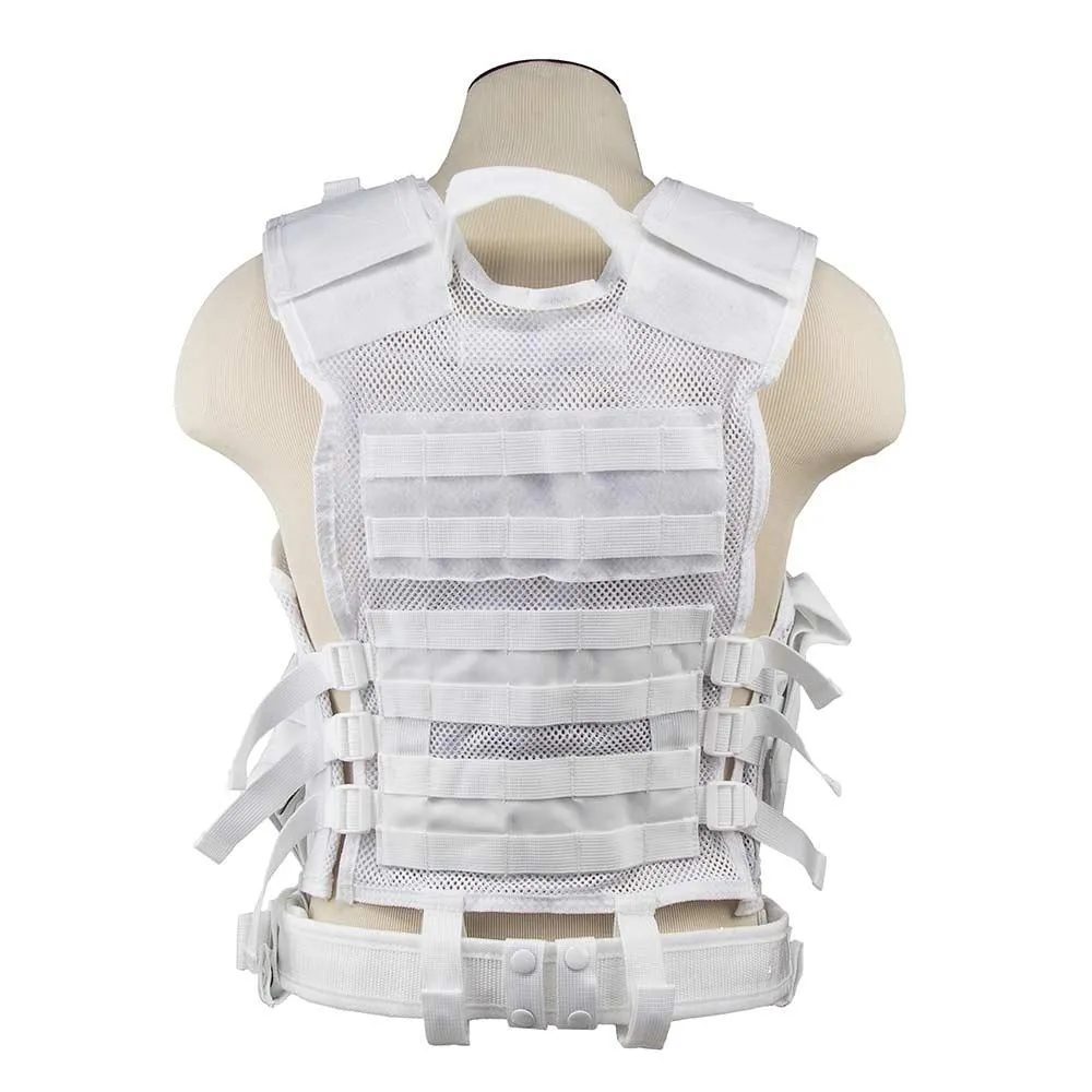 Vism Tactical Vest - White - M-XL
