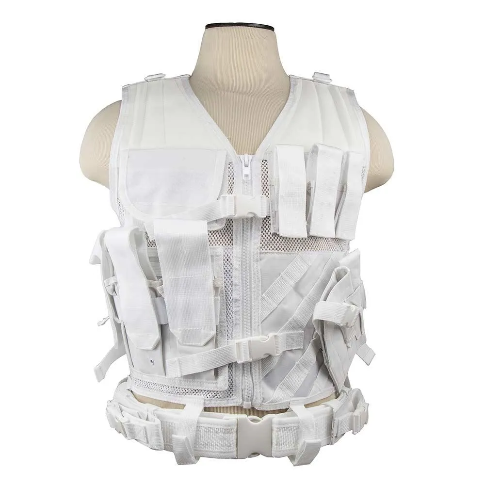 Vism Tactical Vest - White - M-XL