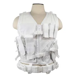 Vism Tactical Vest - White - M-XL