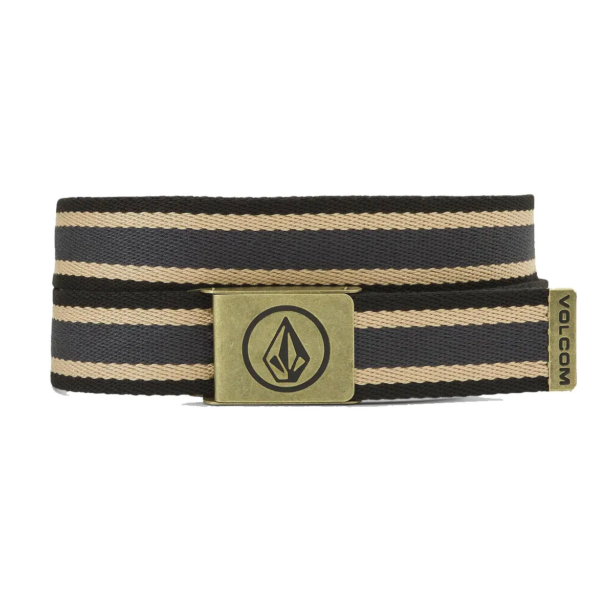 Volcom - Circle Web Belt Rinsed Black