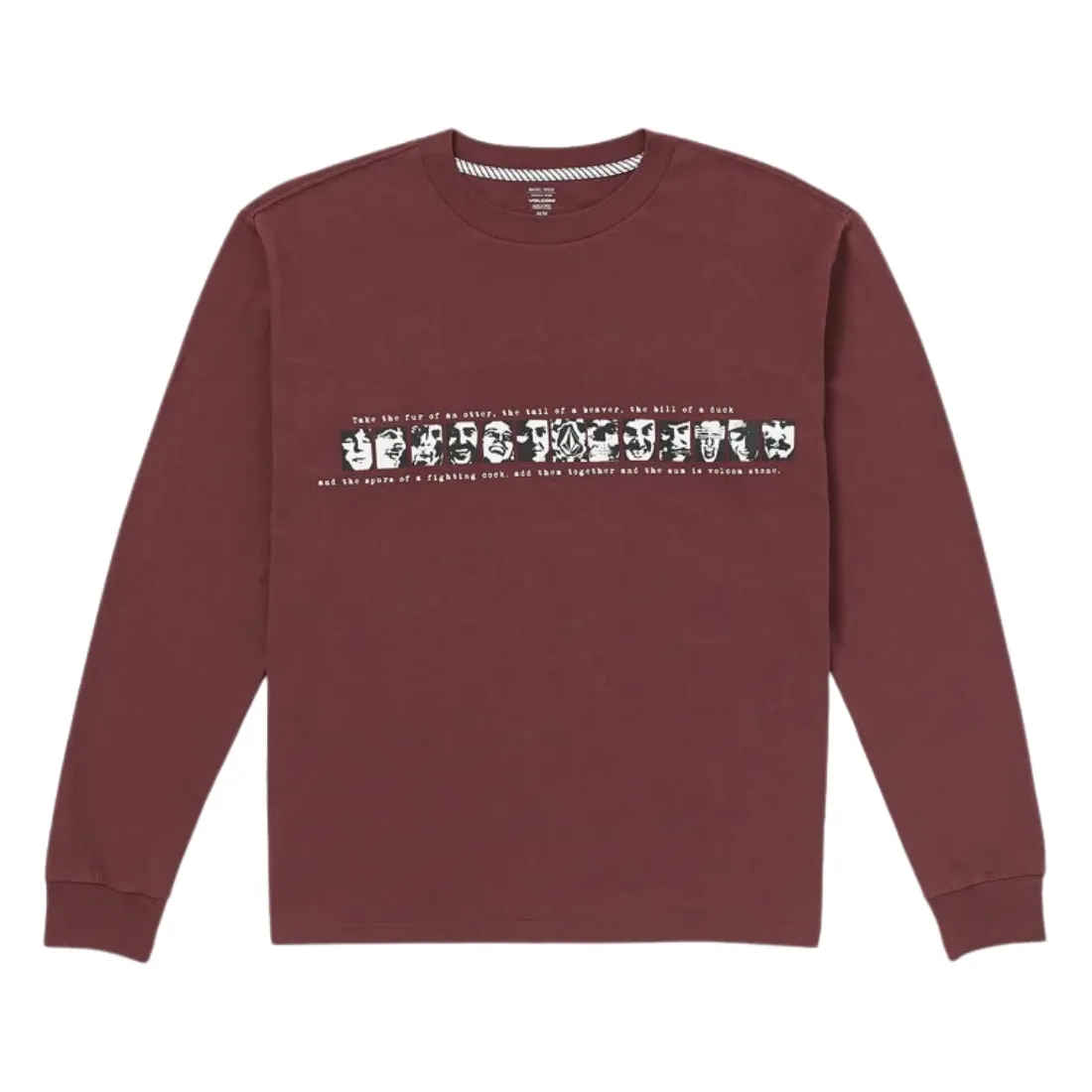 Volcom Skate Vitals Remy Longsleeve T-Shirt - Merlot
