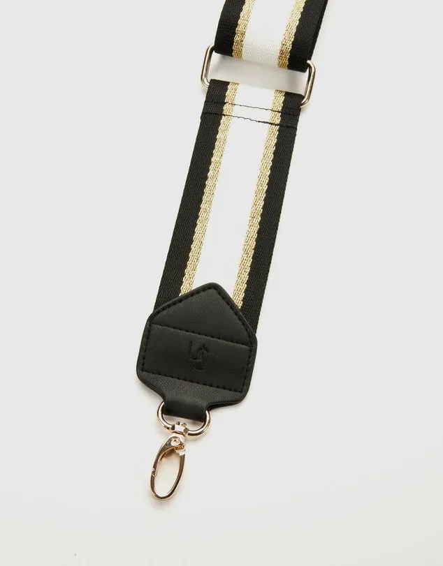 WEBBING Bag Strap White / Gold