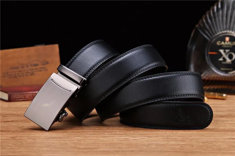 West Louis™ Genuine Leather Luxury Strap Male
