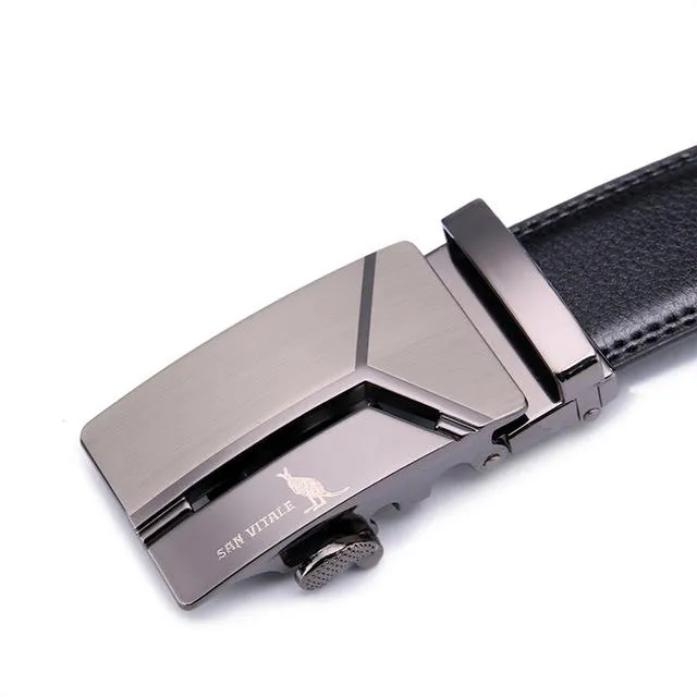 West Louis™ Genuine Leather Luxury Strap Male