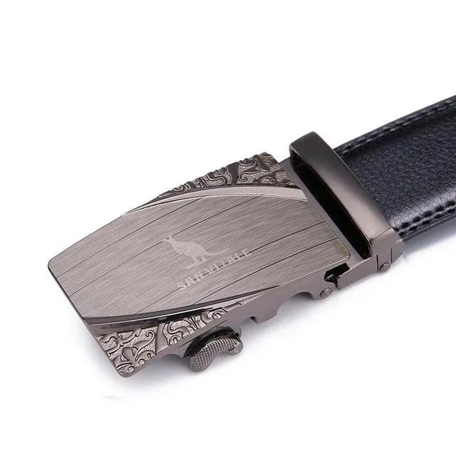 West Louis™ Genuine Leather Luxury Strap Male