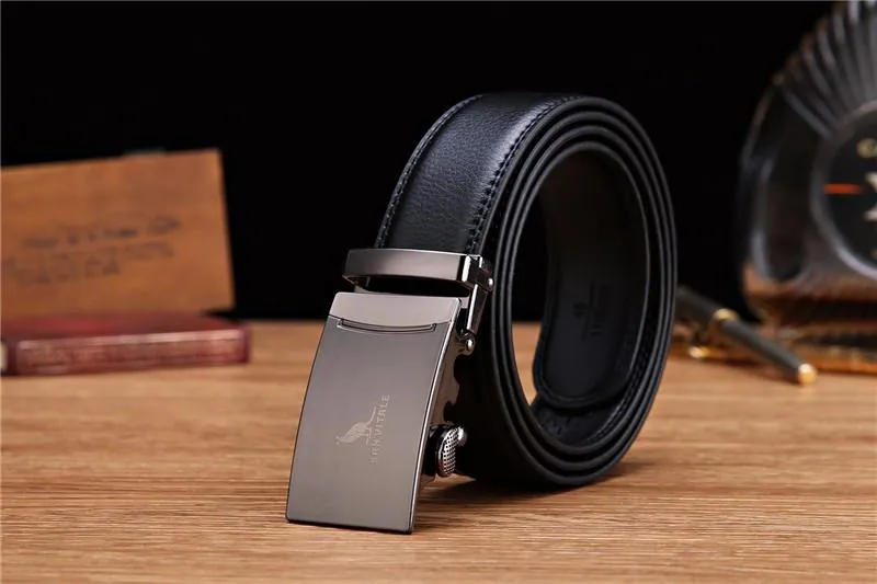 West Louis™ Genuine Leather Luxury Strap Male