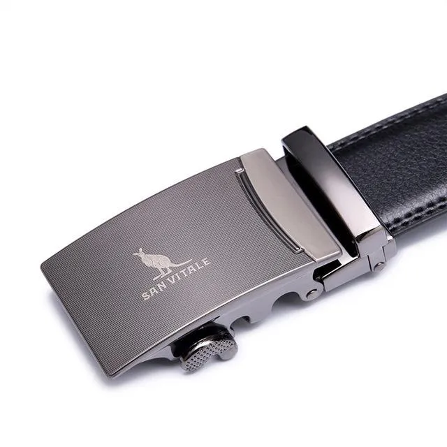 West Louis™ Genuine Leather Luxury Strap Male
