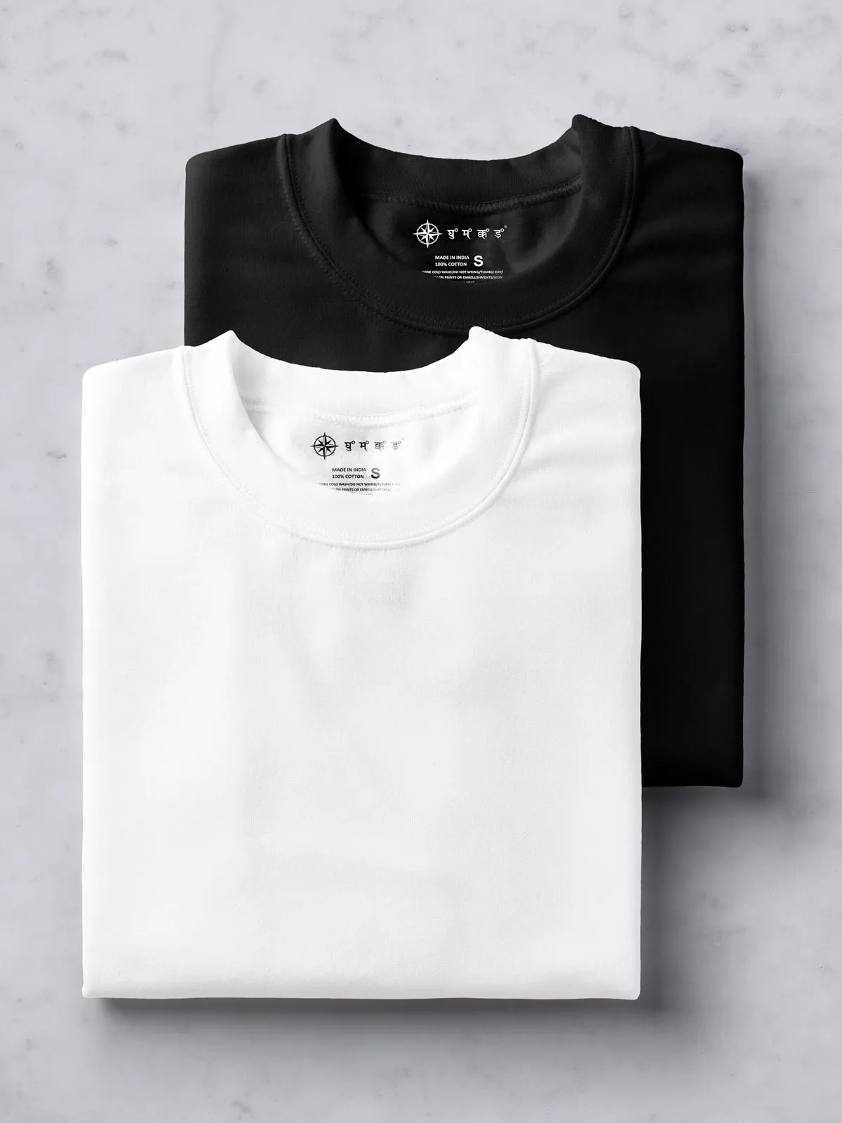 White & Black T shirt Combo