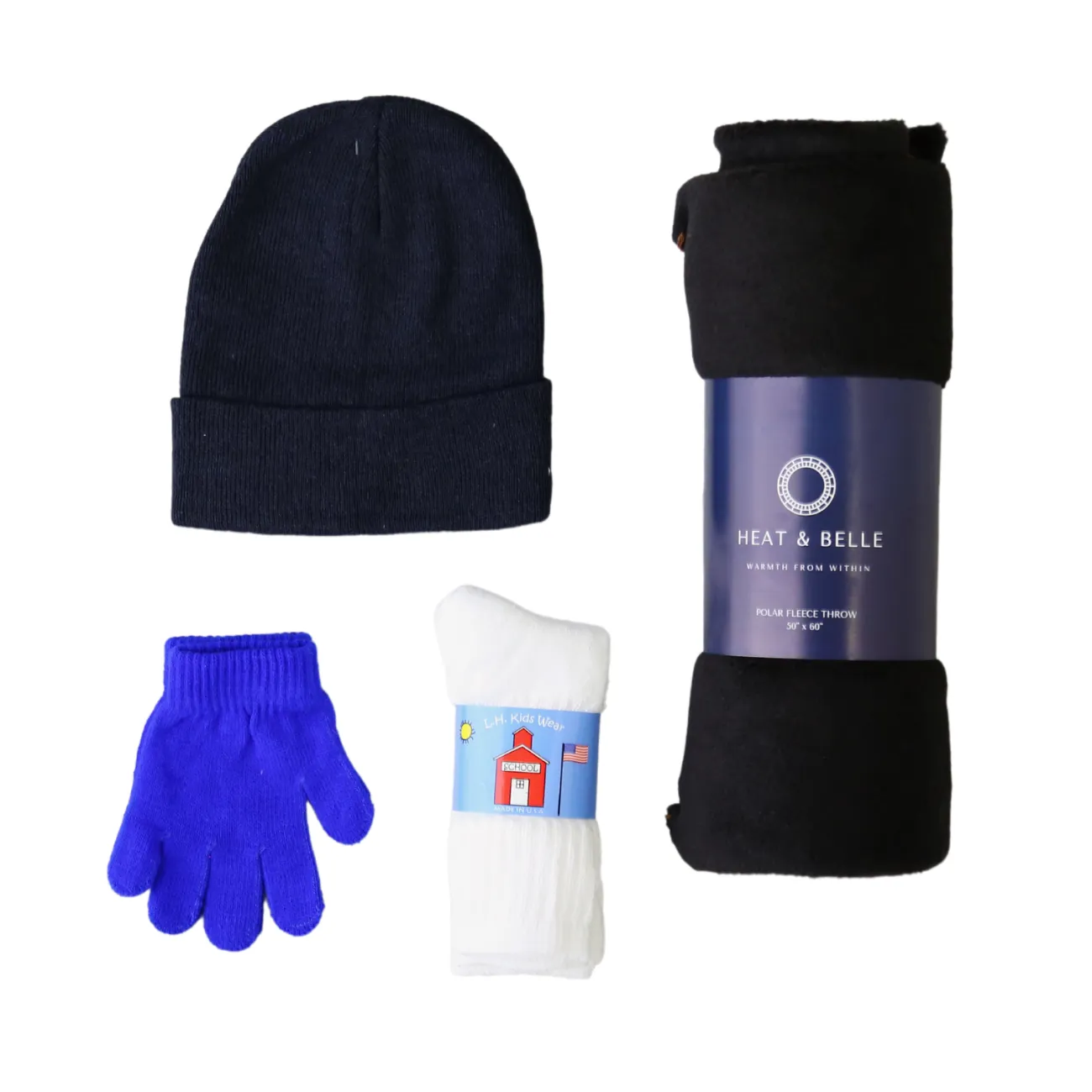 Wholesale Child Winter Kit with Economy Throw