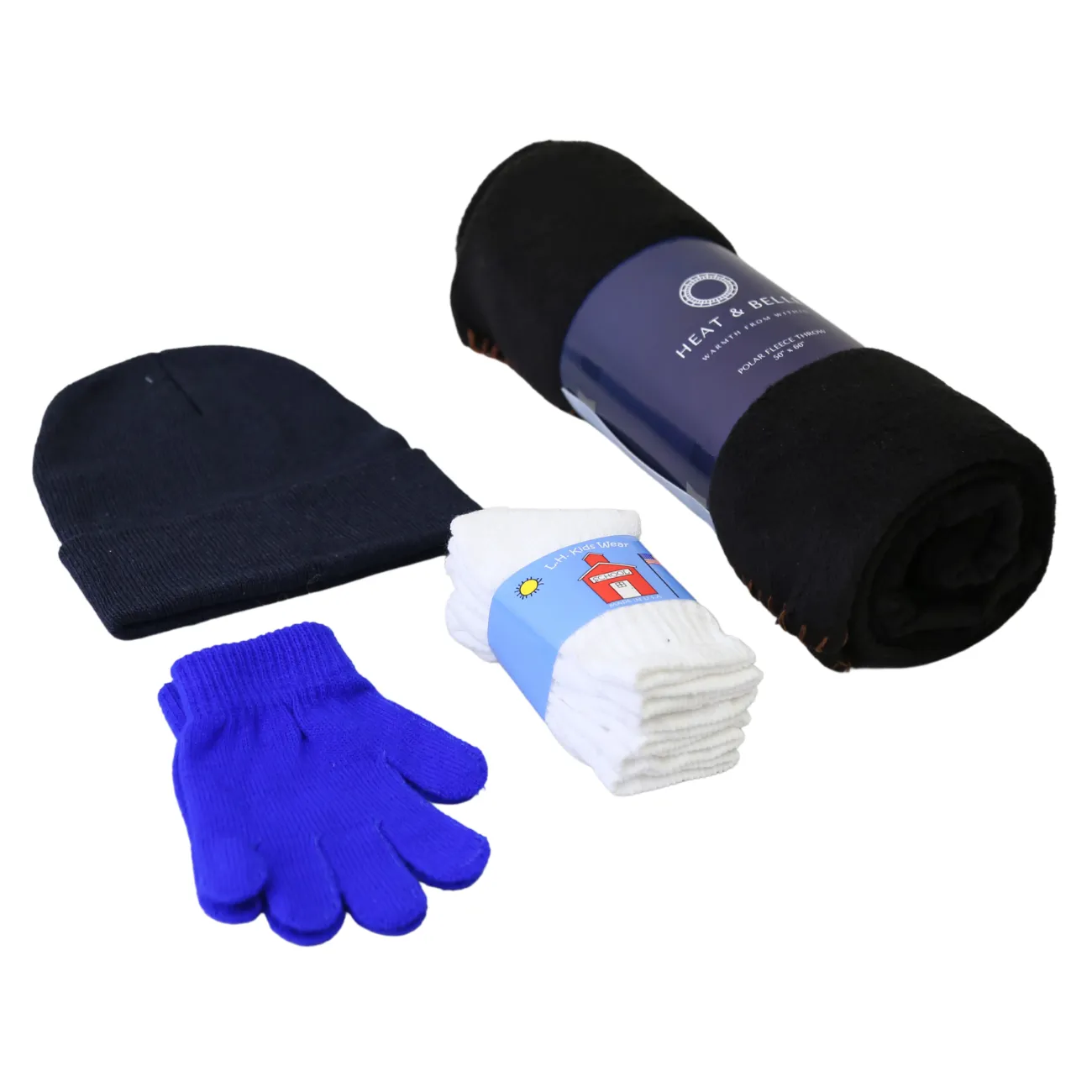 Wholesale Child Winter Kit with Economy Throw