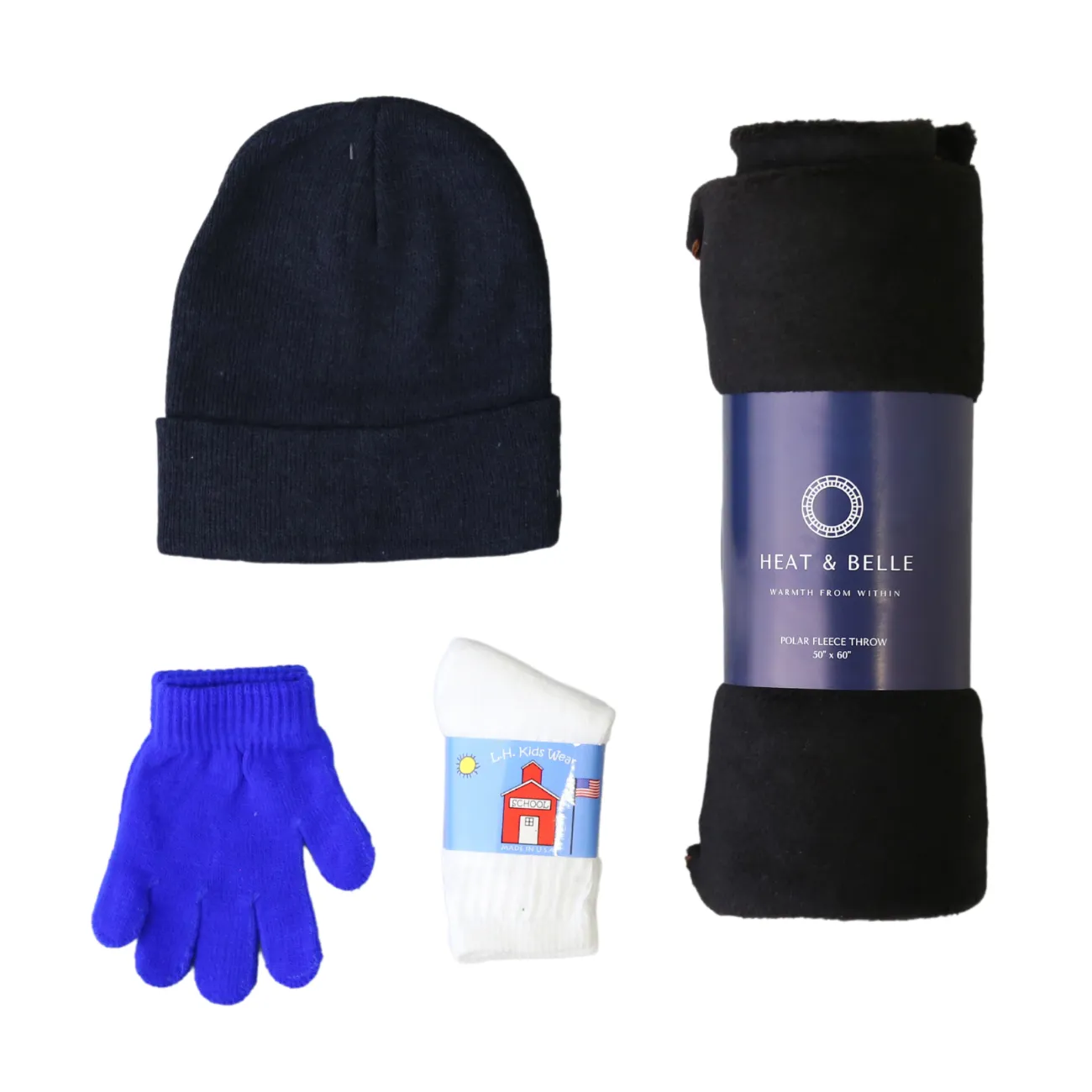 Wholesale Child Winter Kit with Economy Throw
