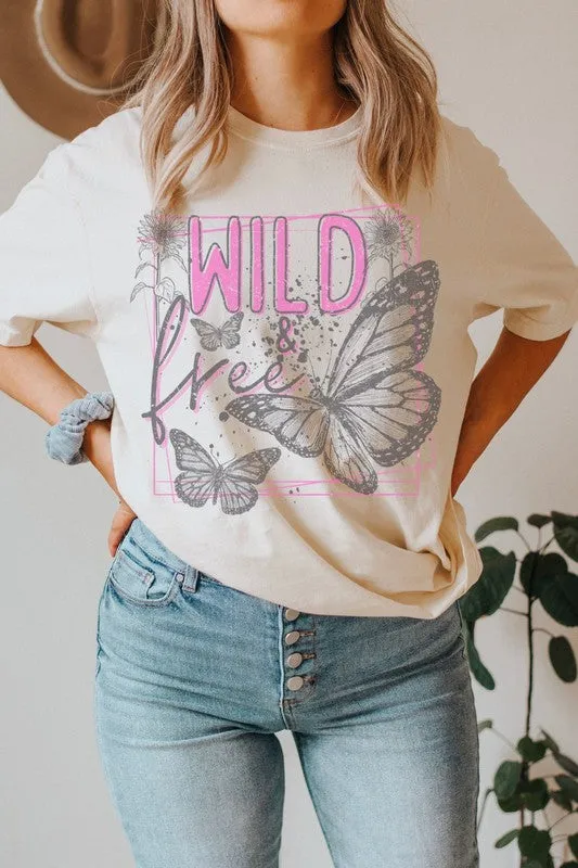 Wild & Free Oversized Graphic Tee