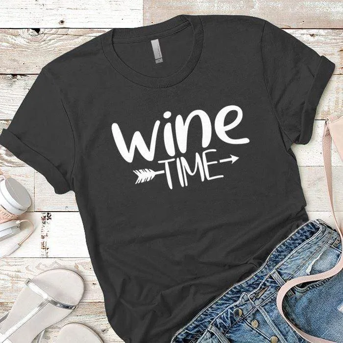 Wine Time Premium Tees