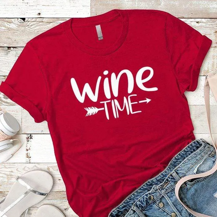 Wine Time Premium Tees