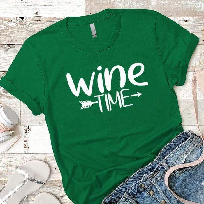 Wine Time Premium Tees