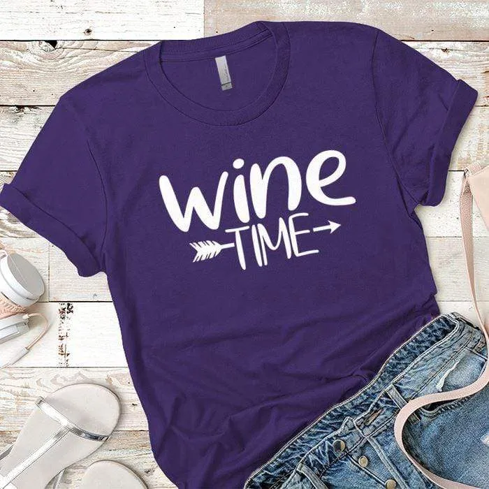 Wine Time Premium Tees