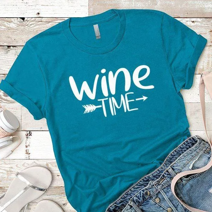 Wine Time Premium Tees