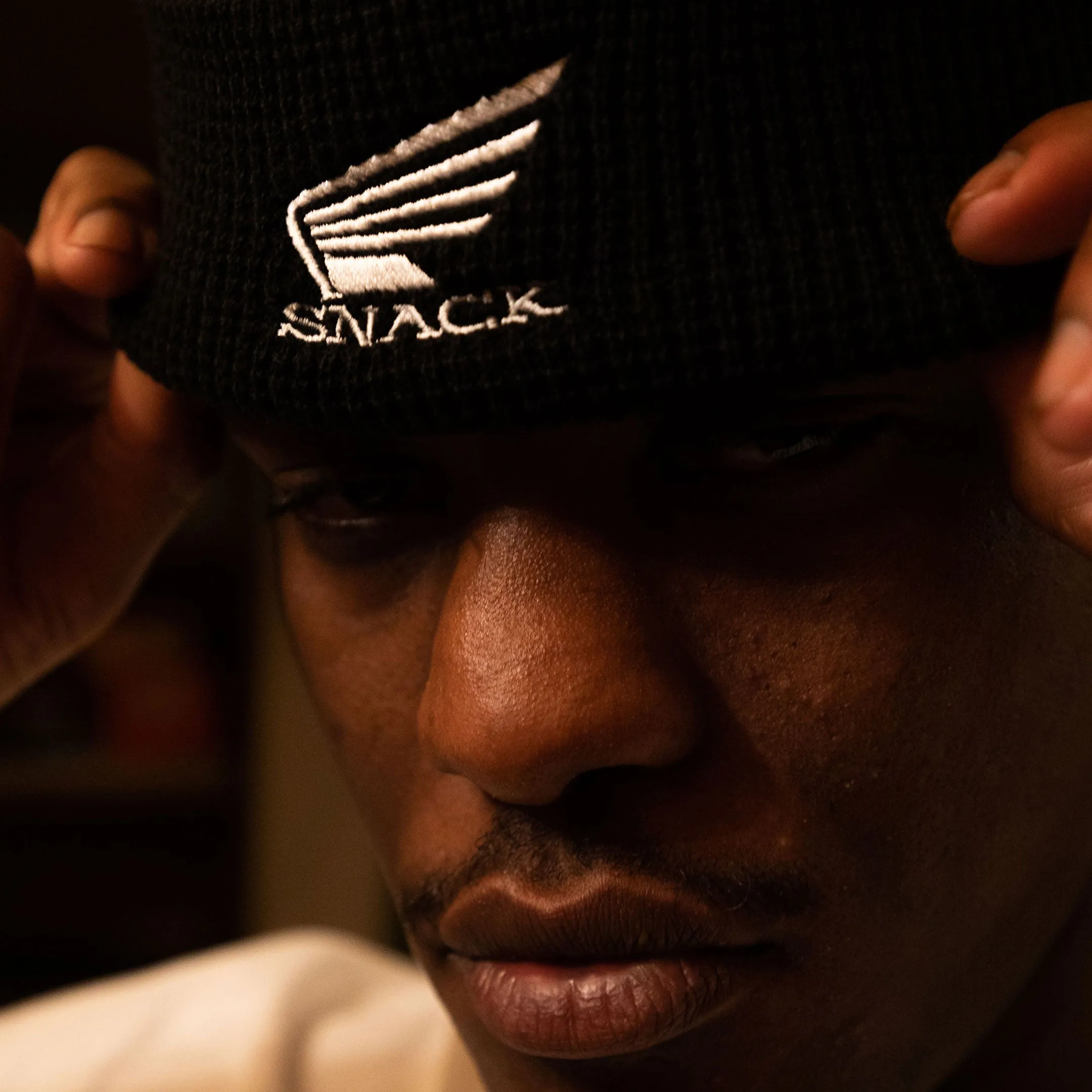 WINGS WAFFLE KNIT BEANIE