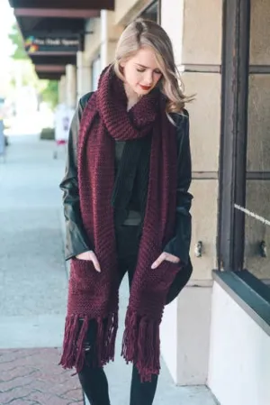 WINTER POCKET SCARF