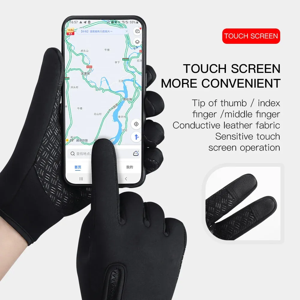 Winter Touchscreen Waterproof Gloves for Men and Women