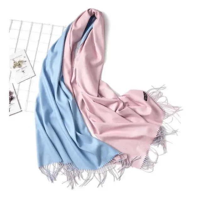 Winter Women Scarf Fashion Solid Soft  Scarves For Lady Shawls Wrap Casual Wear Travel Friendly For Winter Fall Winter Classic Warm Soft Chunky Warm Scarves Wrap Scarf