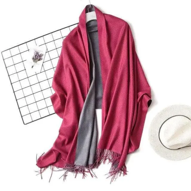 Winter Women Scarf Fashion Solid Soft  Scarves For Lady Shawls Wrap Casual Wear Travel Friendly For Winter Fall Winter Classic Warm Soft Chunky Warm Scarves Wrap Scarf