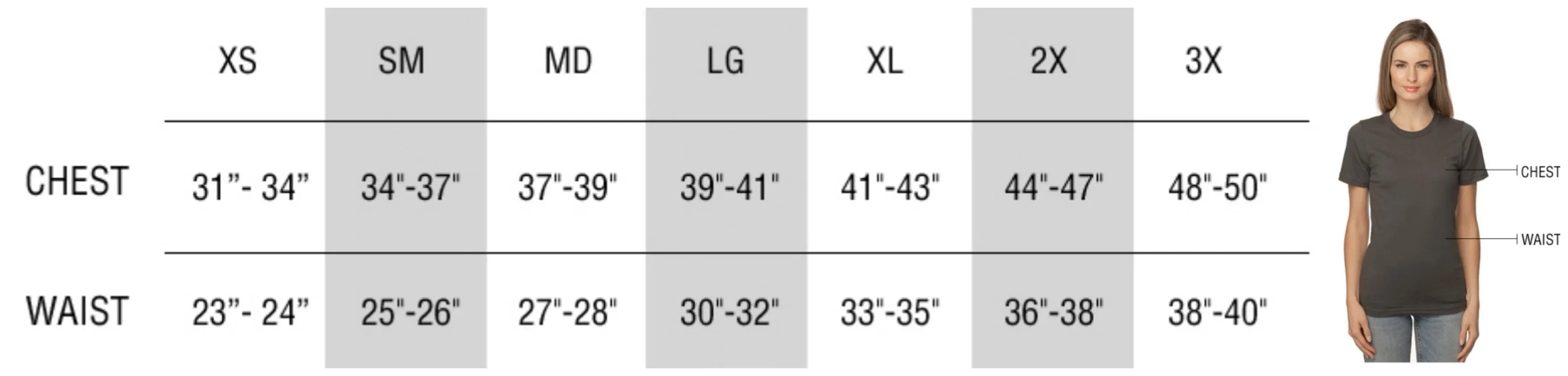 Women's 50/50 Blend V-Neck T Shirts