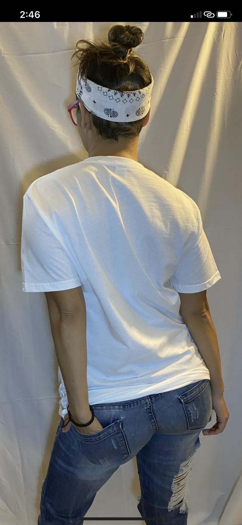Women’s Crew Neck Beige Shirt