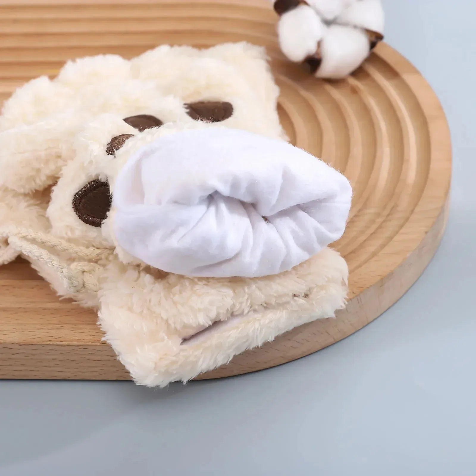 Women's Fashion Cat Gloves Cat Claw Paw Plush Mittens Warm Soft Plush Short Fingerless Half Finger Winter Thick Gloves