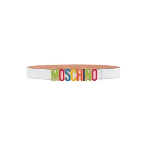 Women's Moschino Multi Color Buckle Belt
