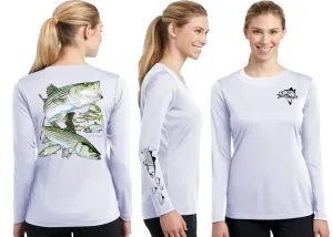 Women’s Performance Striped Bass Long Sleeve