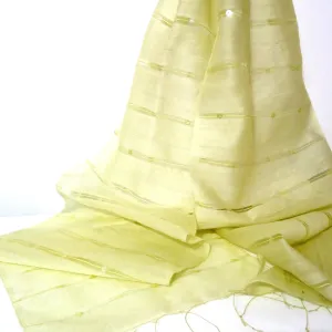 Wool & Silk Scarf with Sequins