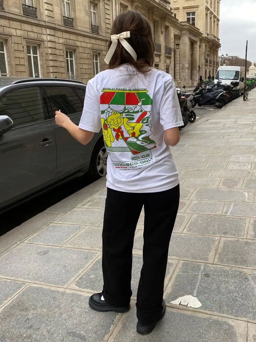 World Famous Gordos 'Nice By The Slice' Tee - White