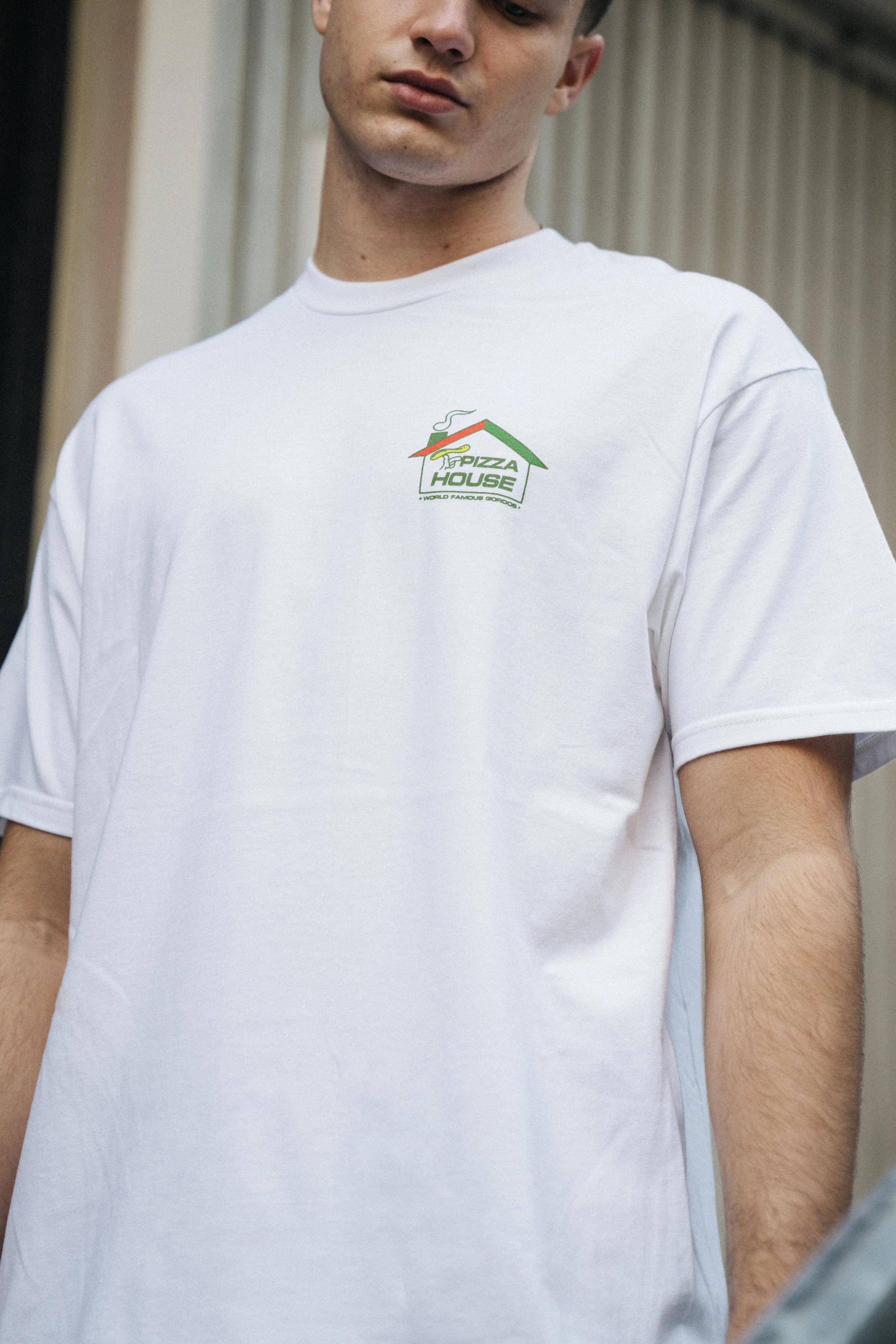 World Famous Gordos 'Nice By The Slice' Tee - White