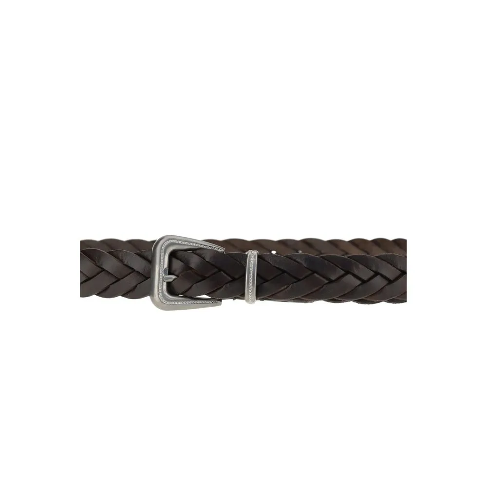 Woven leather Belt
