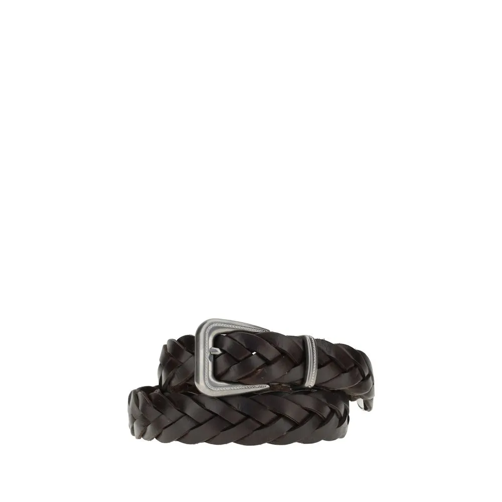 Woven leather Belt