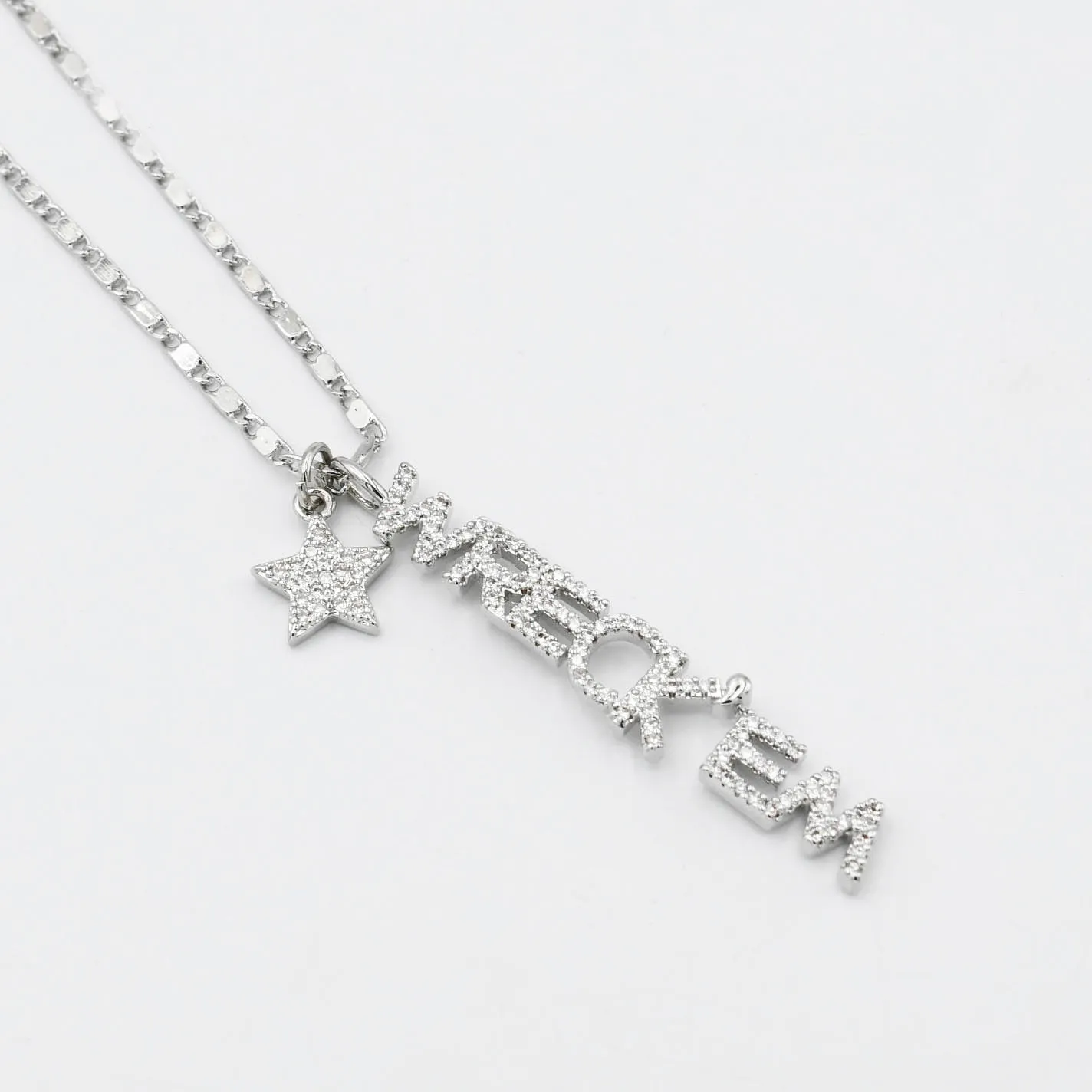 WRECK’EM Silver Necklace T48