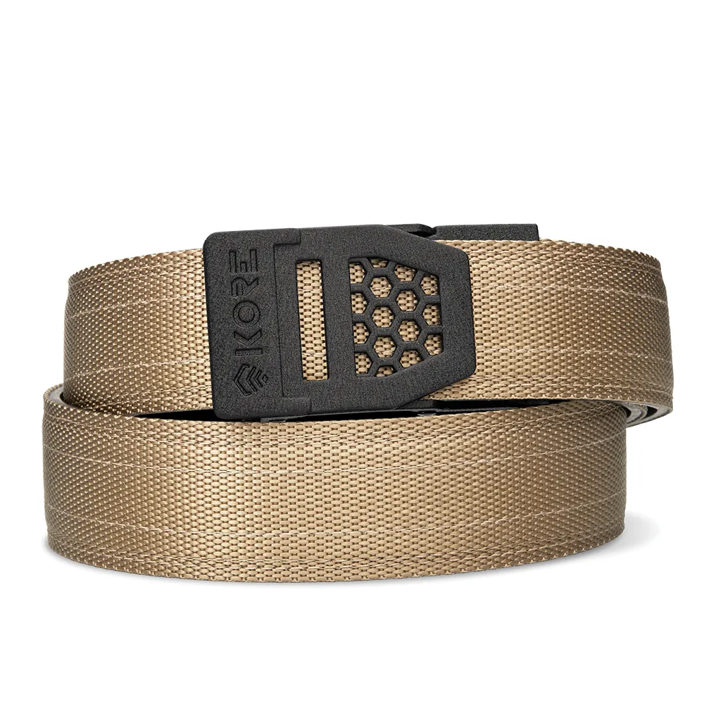 X SERIES BUCKLE  | TAN 499 TACTICAL NYLON GUN BELT 1.5"