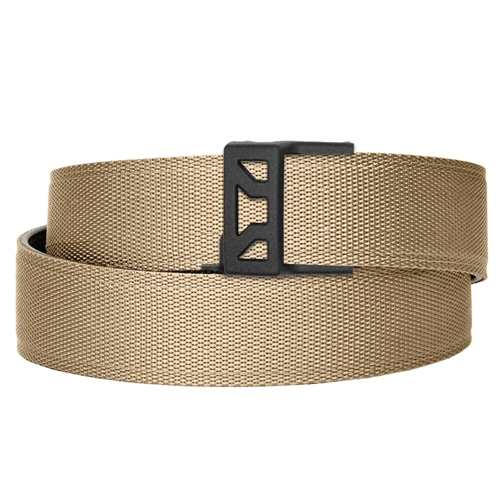 X SERIES BUCKLE  | TAN 499 TACTICAL NYLON GUN BELT 1.5"