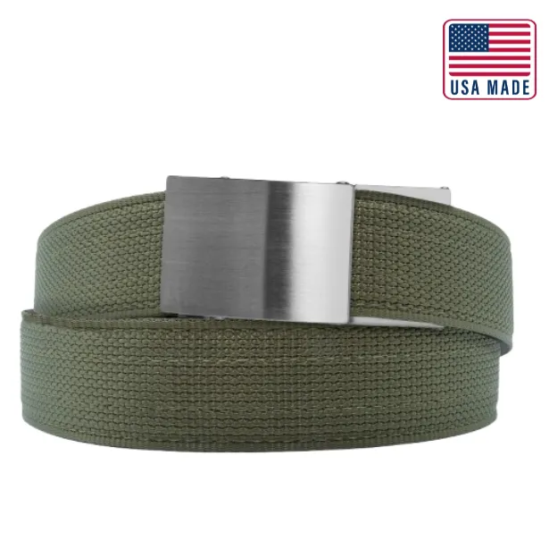 X SERIES BUCKLE  | USA MADE RANGER GREEN TACTICAL NYLON GUN BELT 1.5"