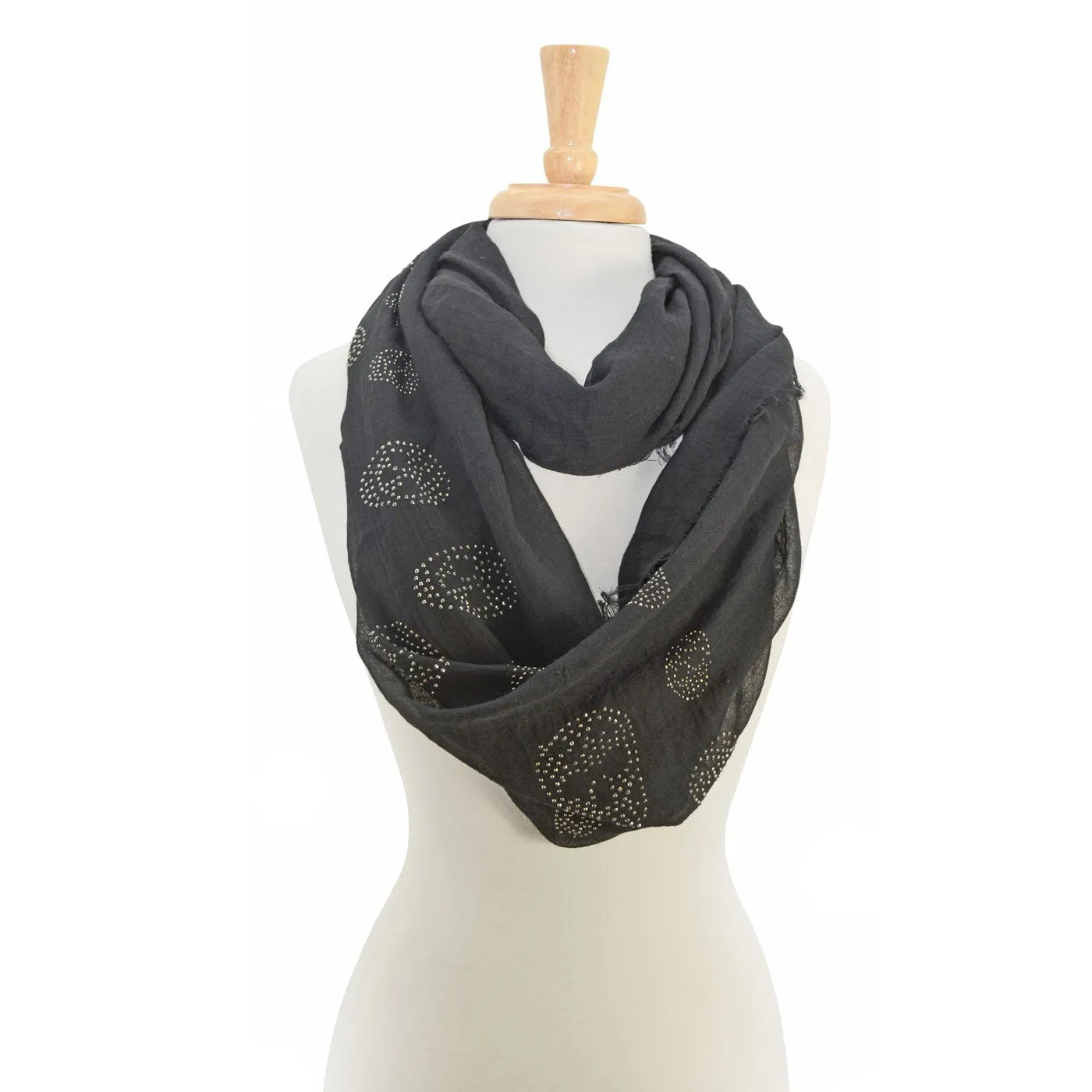 Yedda Skull Infinty Scarf