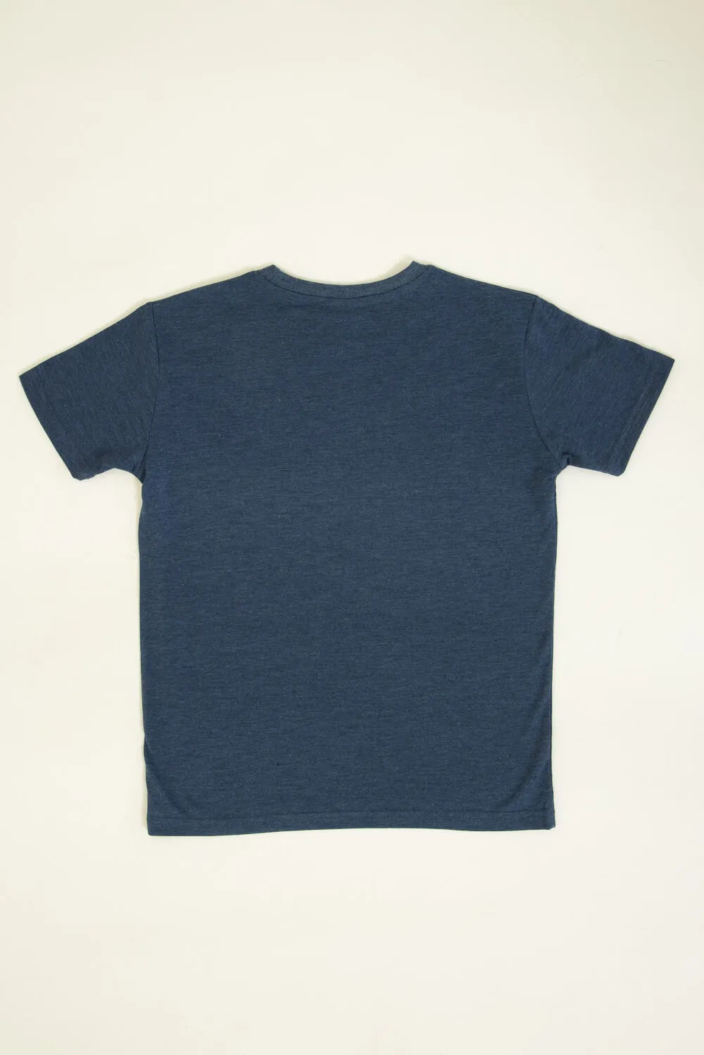Youth Basic Crewneck T-Shirt for Boys in Indigo | 9003-INDIGO