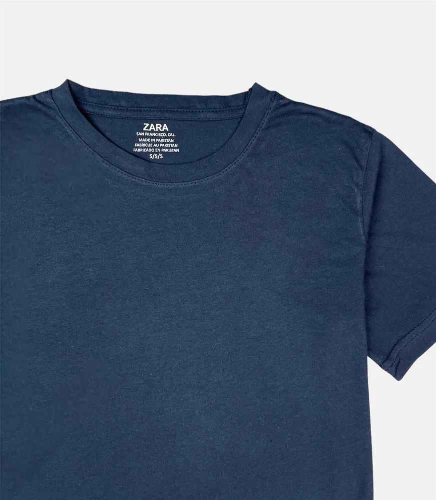 Z.A.R.A Basic T-shirt (Navy Blue)