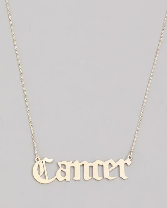 Zodiac Necklace